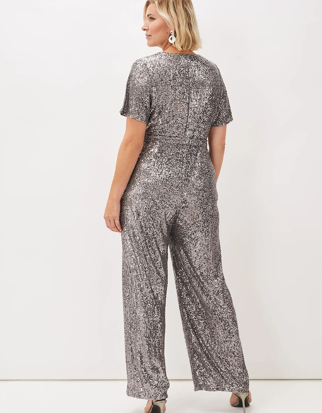 Alessandra Sequin Embellished Jumpsuit