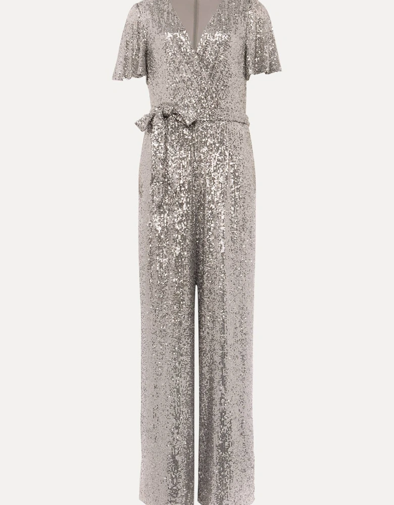 Alessandra Sequin Embellished Jumpsuit