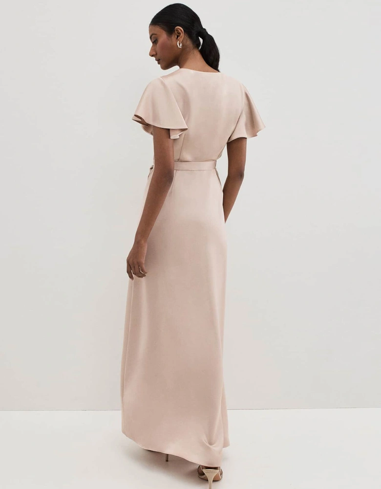 Arabella Satin Maxi Dress