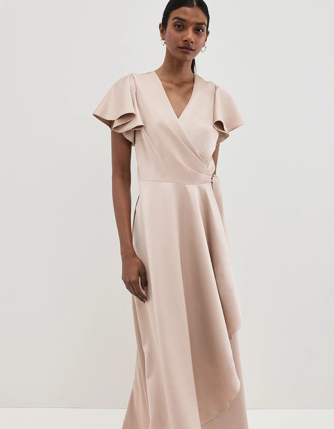 Arabella Satin Maxi Dress