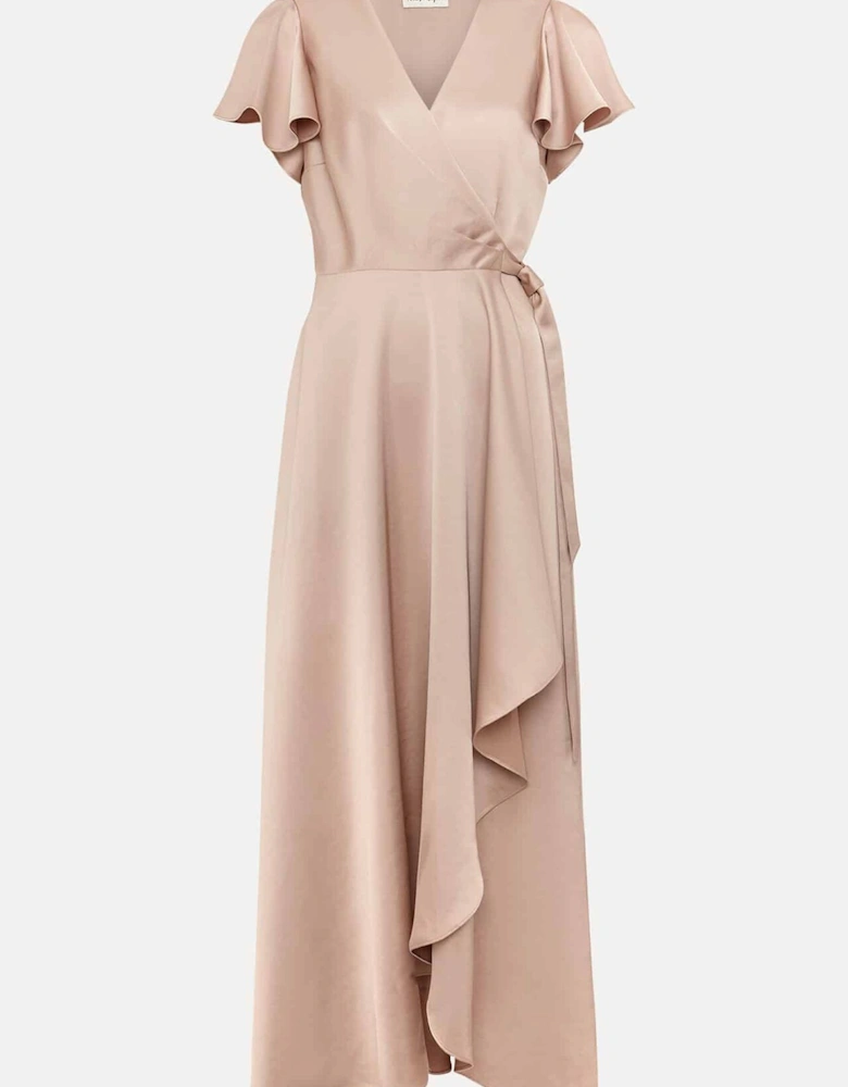 Arabella Satin Maxi Dress