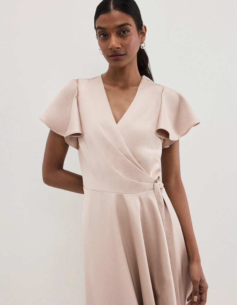 Arabella Satin Maxi Dress