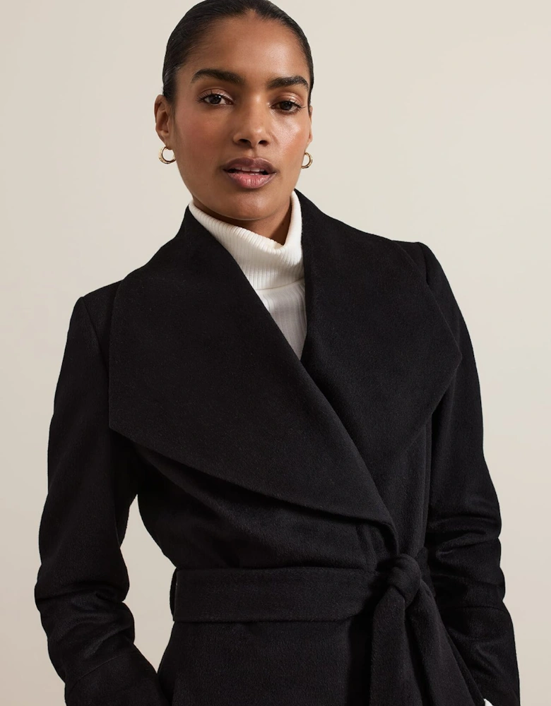 Nicci Wool Belted Coat