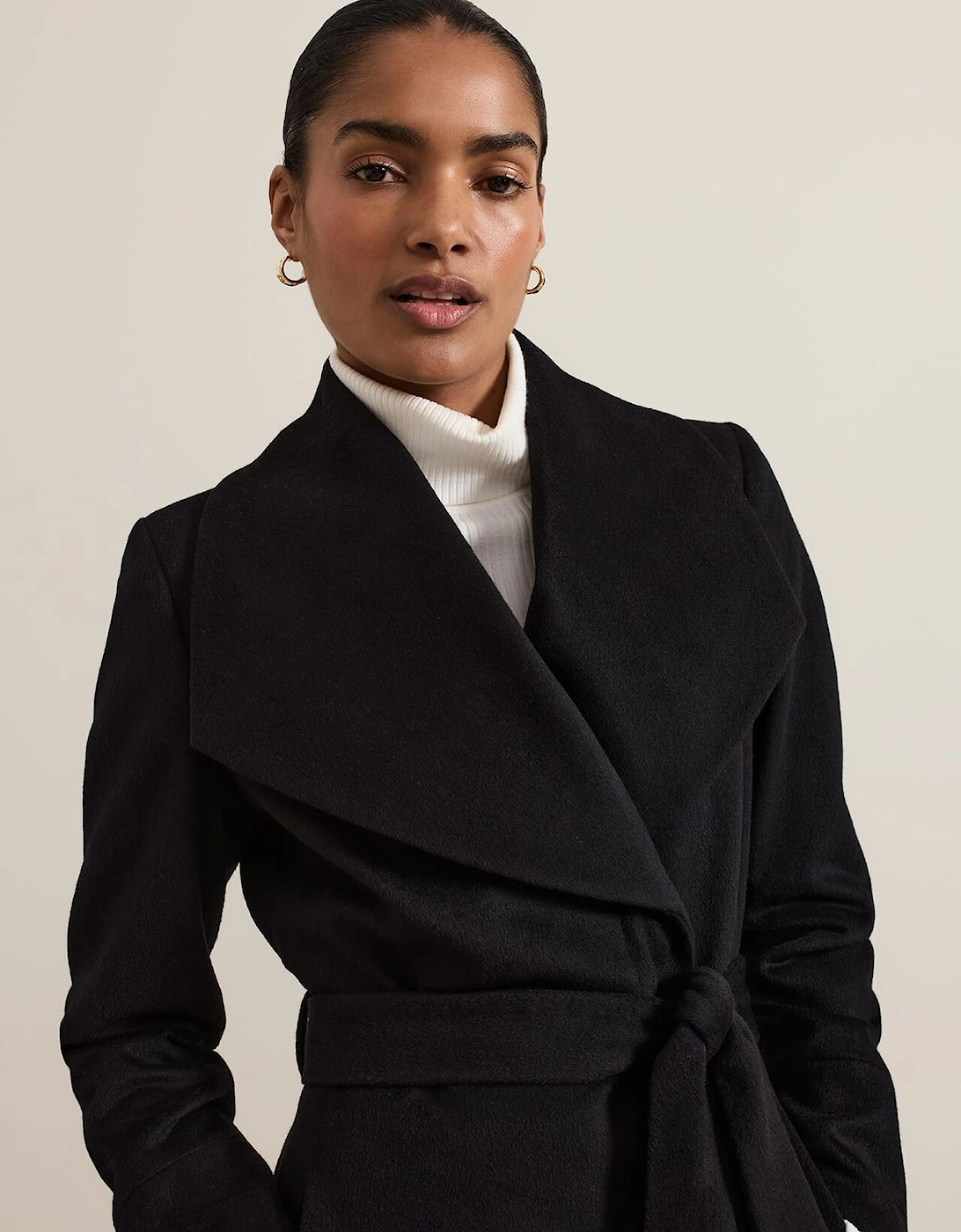 Nicci Wool Belted Coat