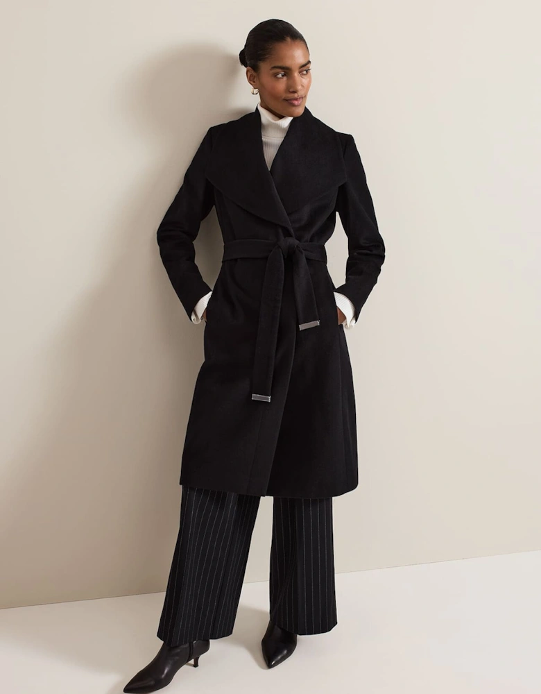 Nicci Wool Belted Coat