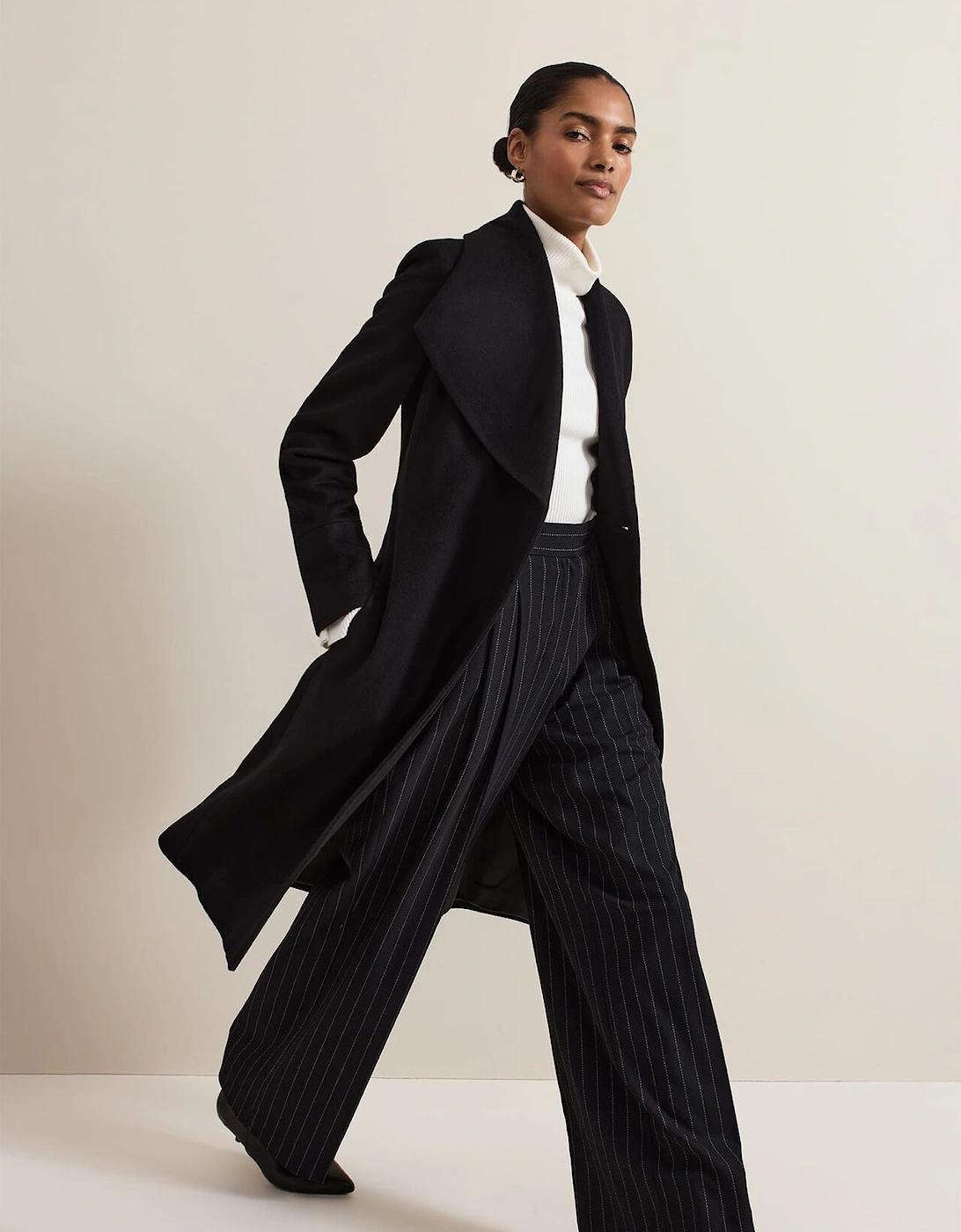 Nicci Wool Belted Coat