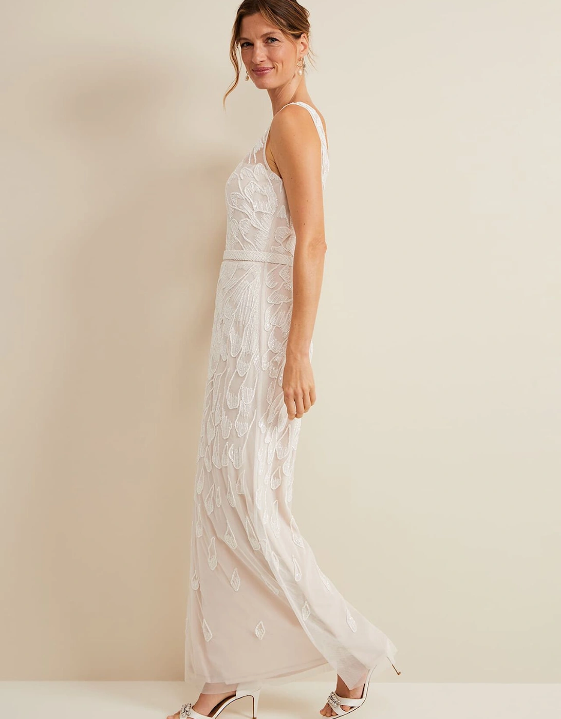 Ottilie Beaded Maxi Wedding Dress