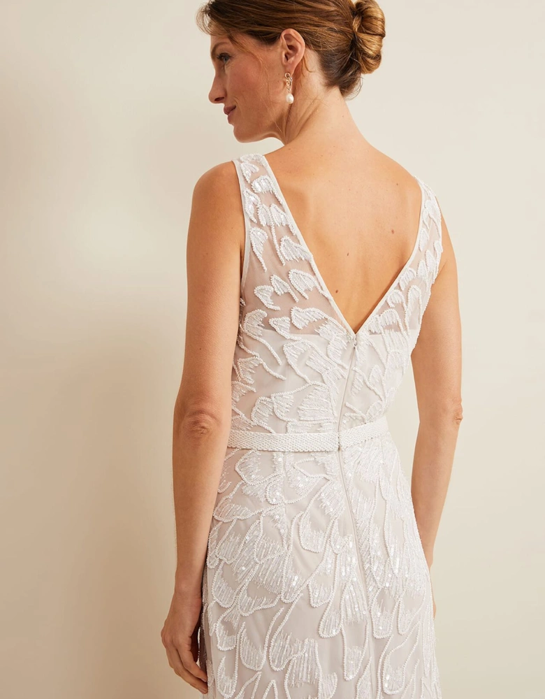 Ottilie Beaded Maxi Wedding Dress