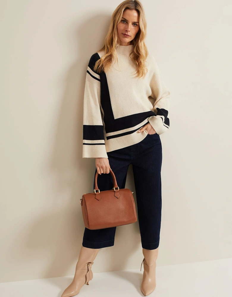 Kayleigh Chunky Boxy Striped Jumper