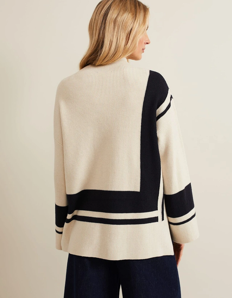 Kayleigh Chunky Boxy Striped Jumper