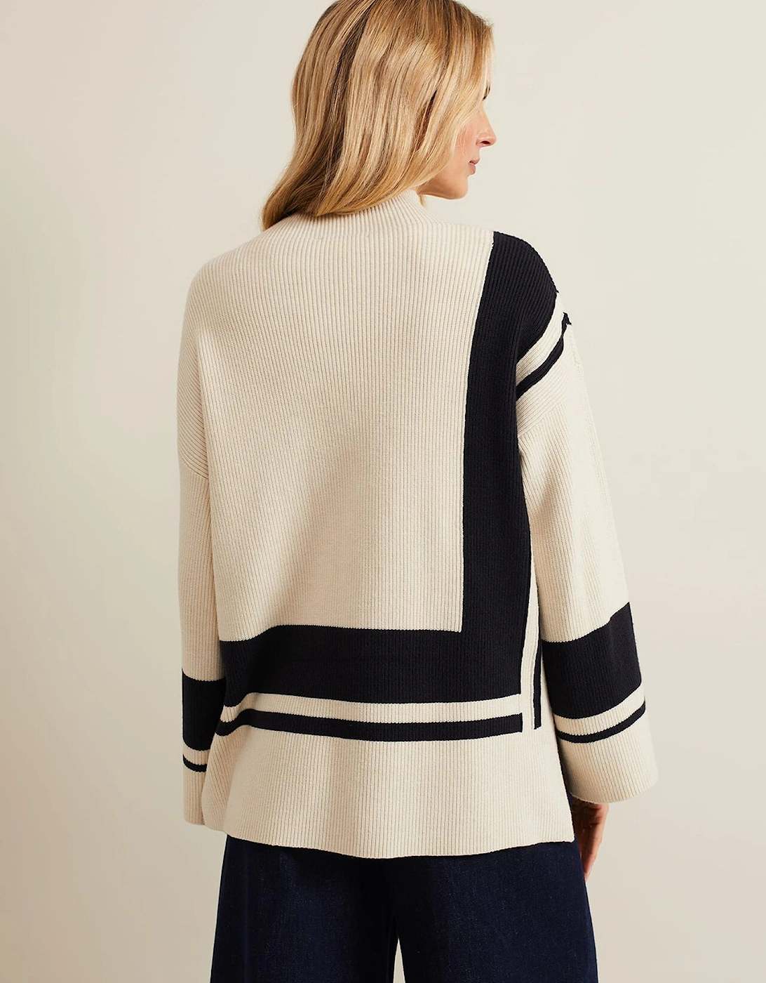 Kayleigh Chunky Boxy Striped Jumper