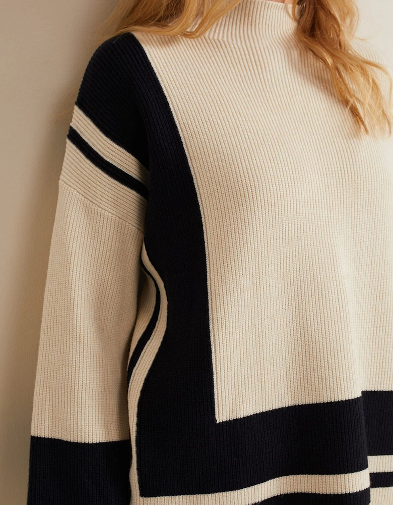 Kayleigh Chunky Boxy Striped Jumper