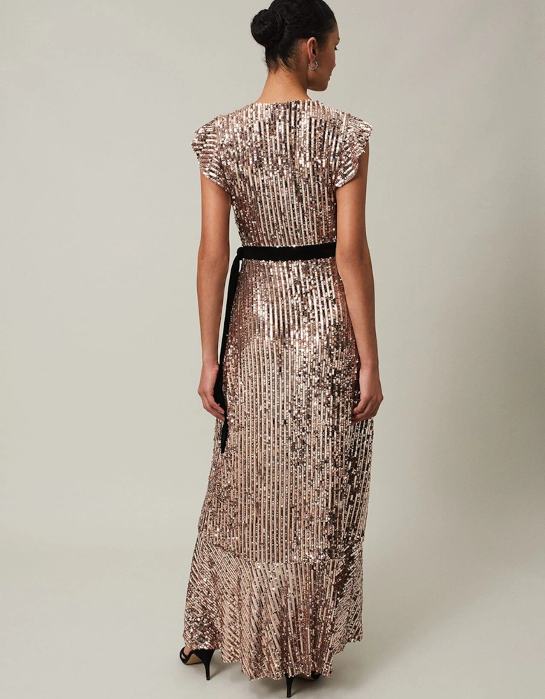 Enja Sequin Maxi Dress