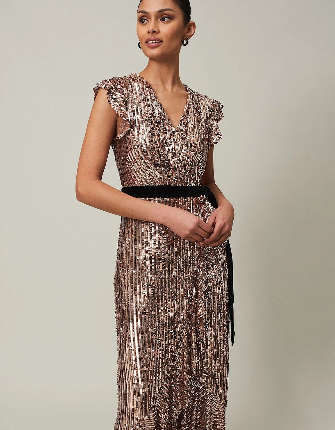 Enja Sequin Maxi Dress