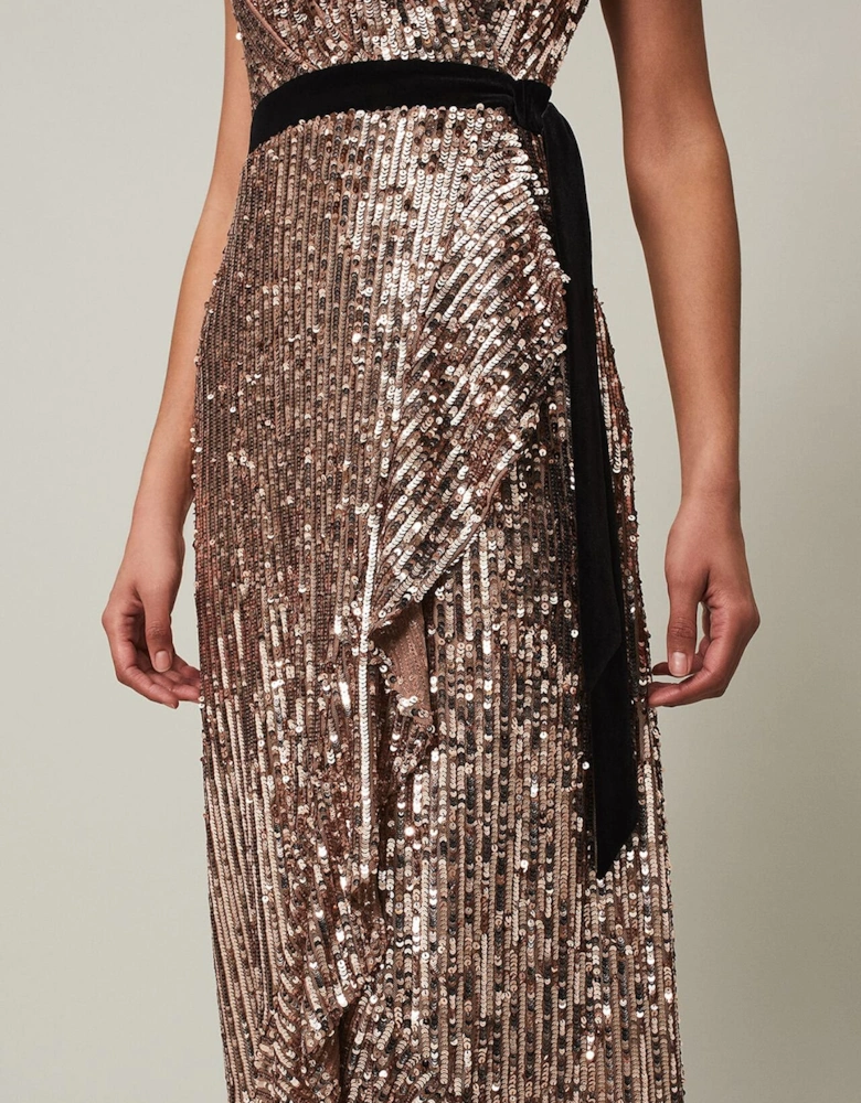 Enja Sequin Maxi Dress