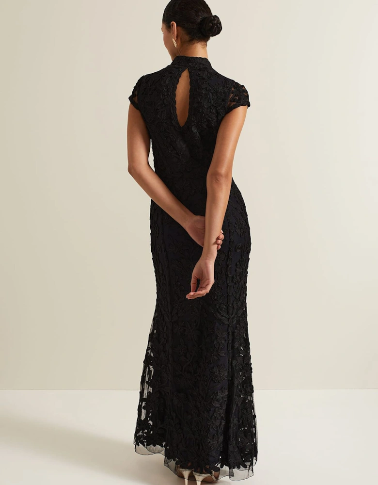 Wenda Tapework Maxi Dress