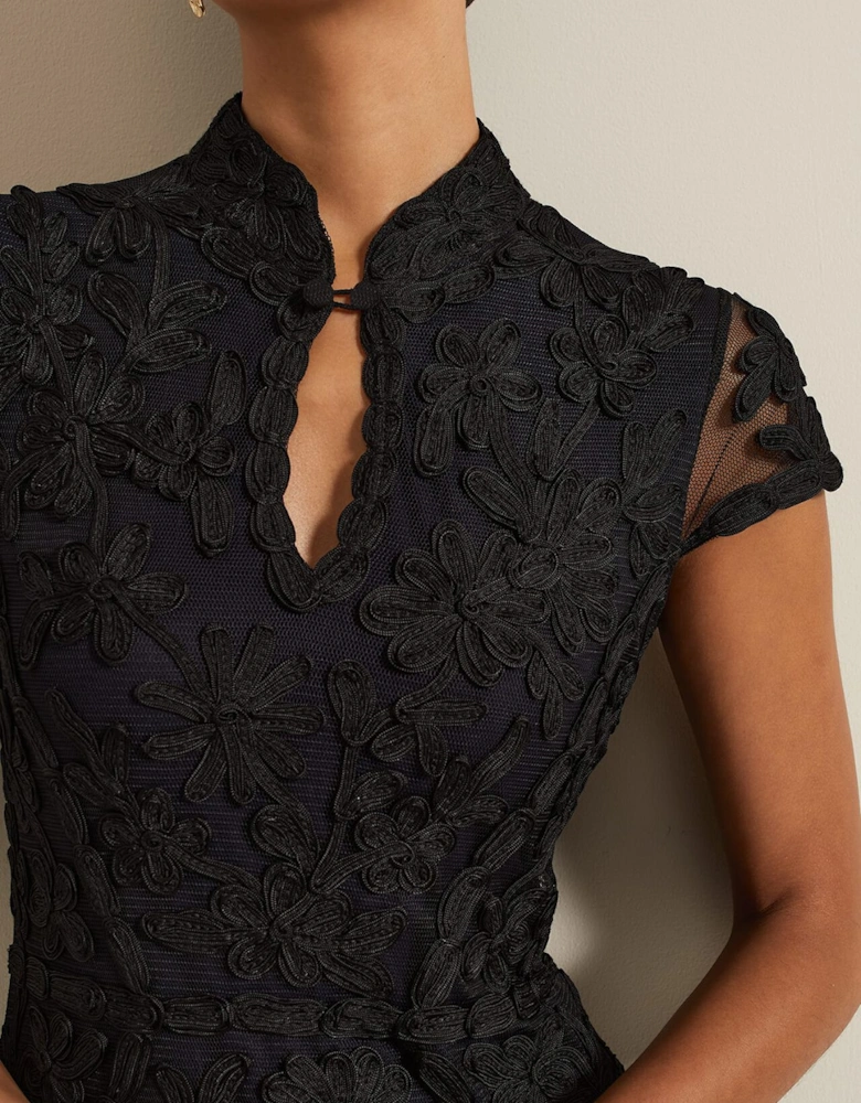 Wenda Tapework Maxi Dress