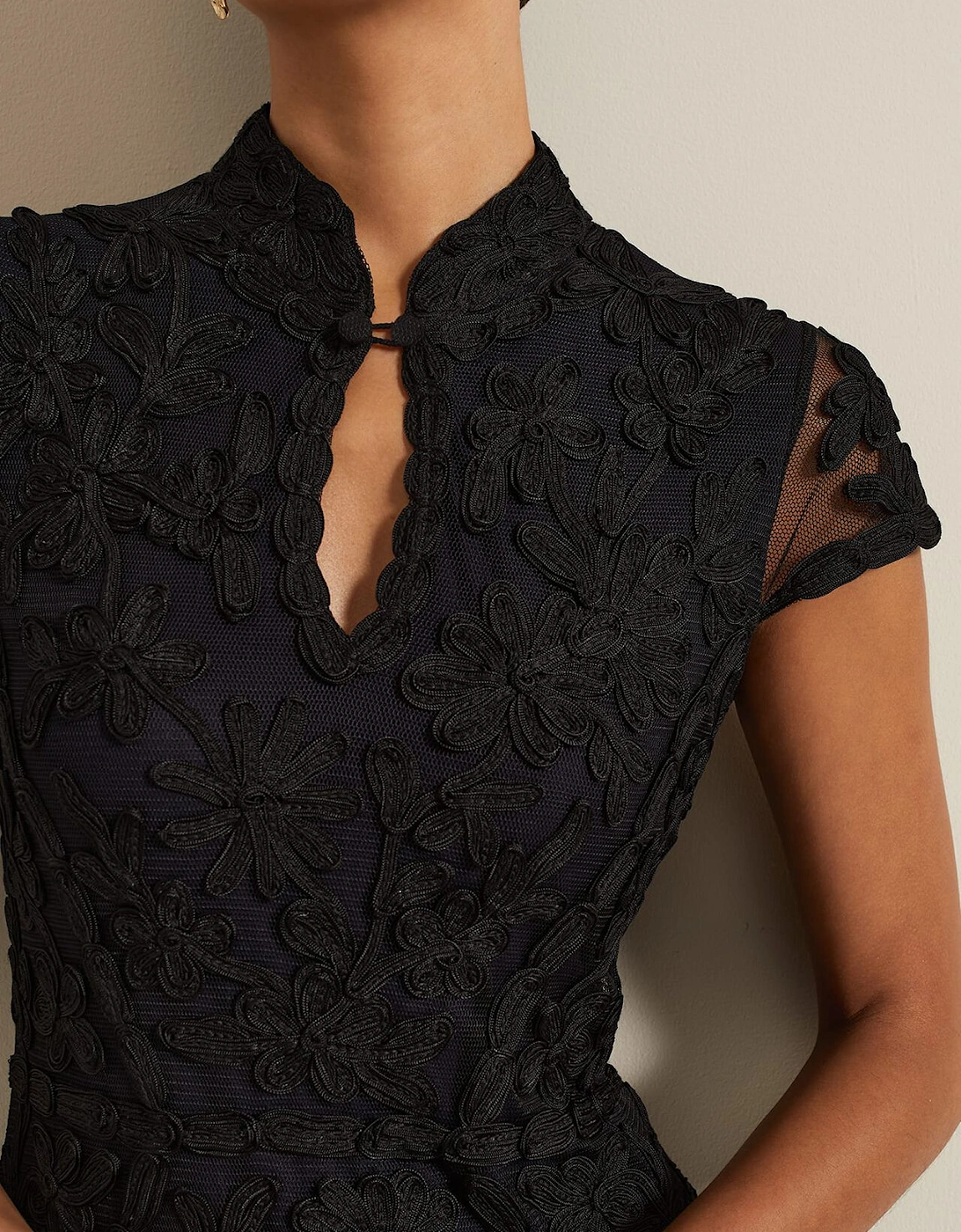 Wenda Tapework Maxi Dress