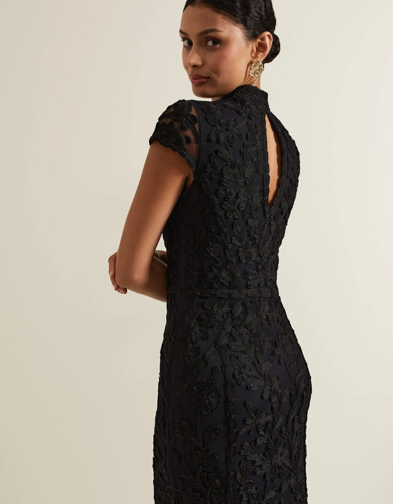 Wenda Tapework Maxi Dress