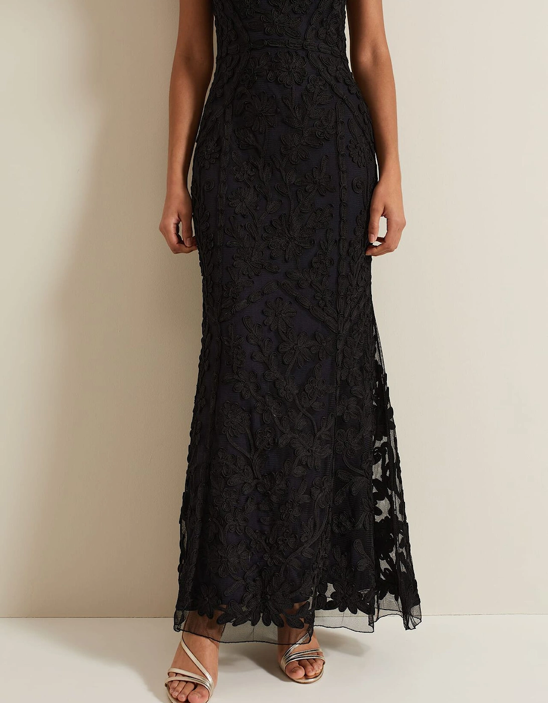 Wenda Tapework Maxi Dress