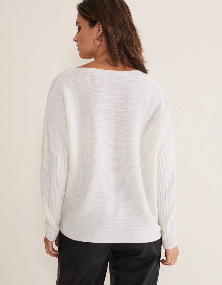 Isabella Ripple Wool Cashmere Jumper