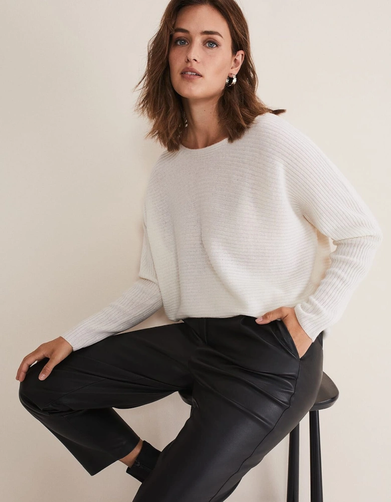 Isabella Ripple Wool Cashmere Jumper