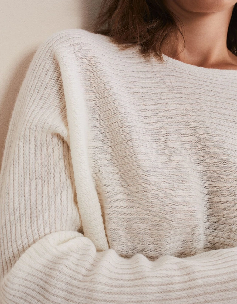 Isabella Ripple Wool Cashmere Jumper