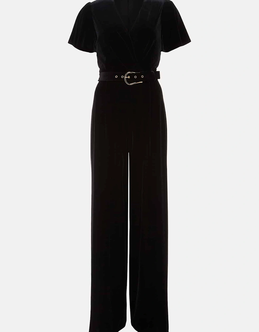 Holly Black Velvet Jumpsuit