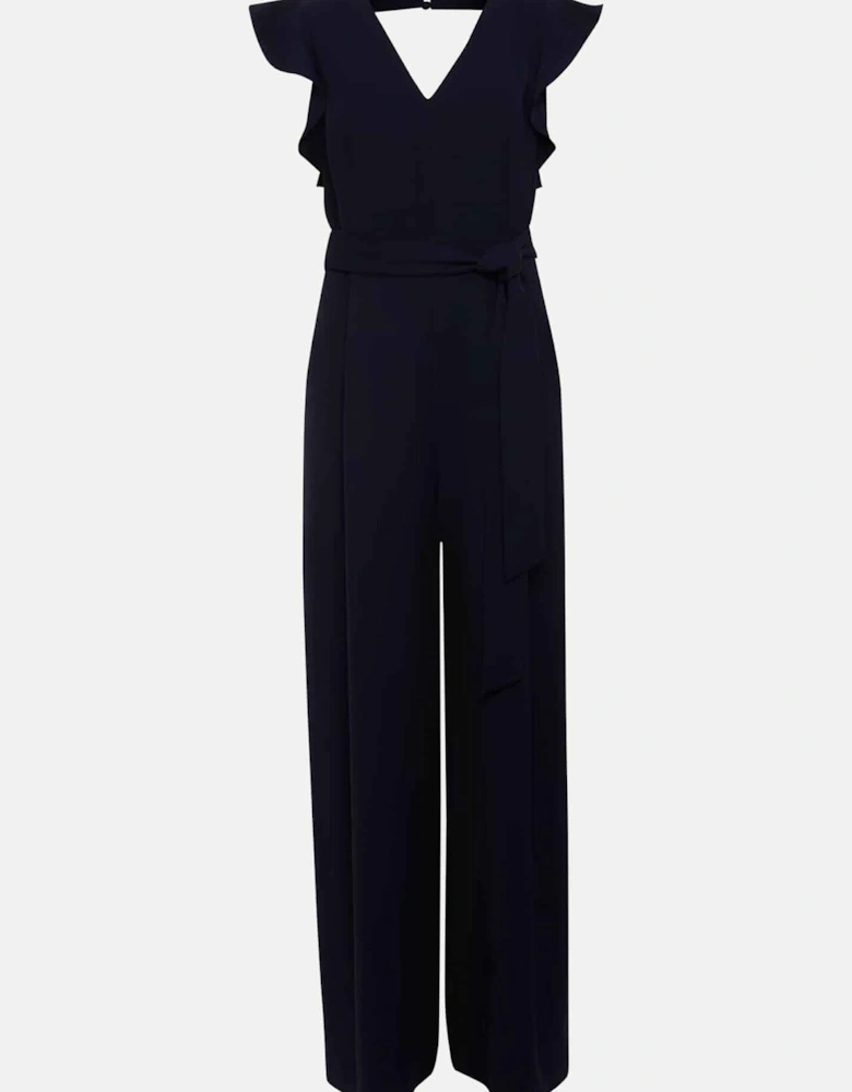 Kallie V Neck Frill Jumpsuit