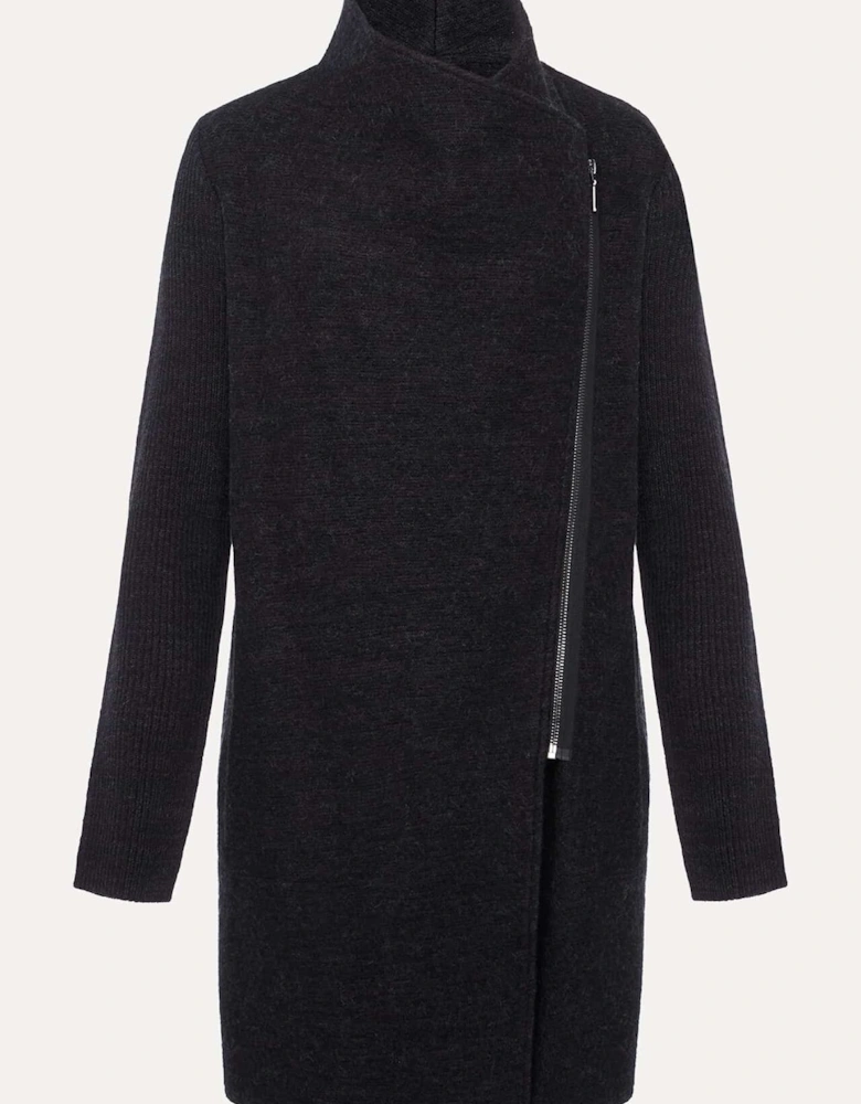 Byanca Zip Knit Coat