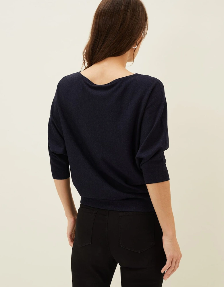 Cristine Batwing Fine Knit Jumper
