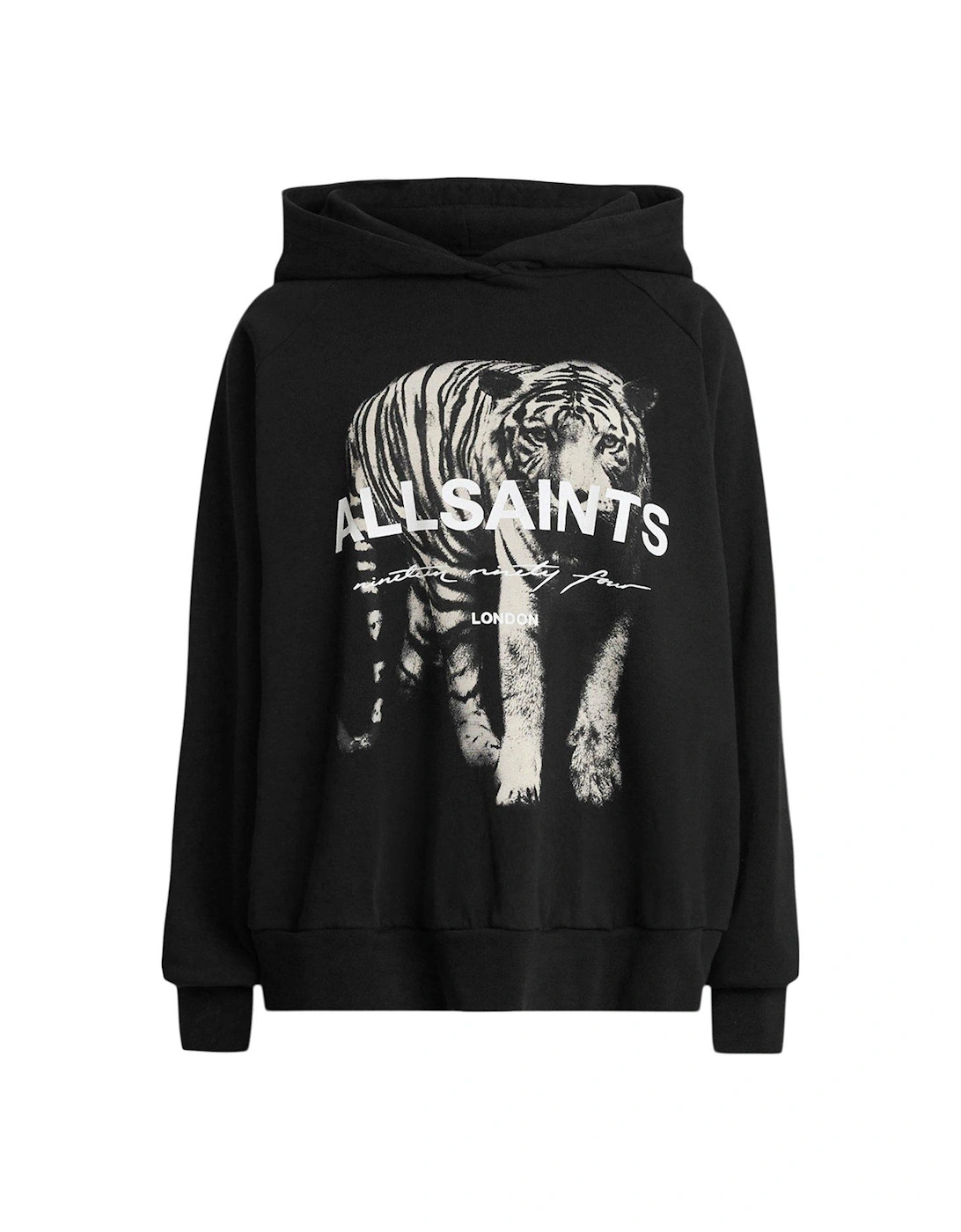 Kit Talon Tiger Print Hoodie - Black