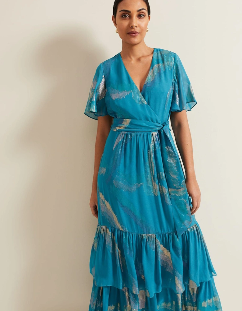 Petite Charissa Silk Maxi Dress