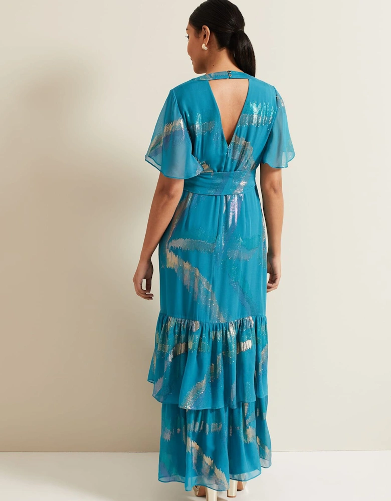 Petite Charissa Silk Maxi Dress