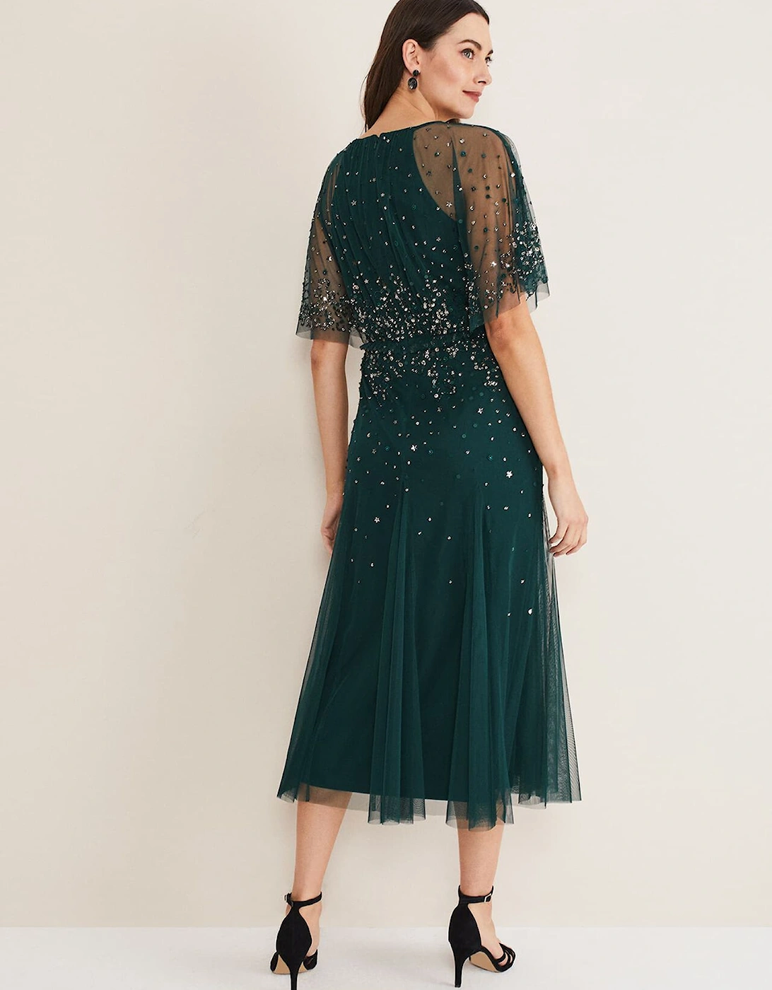 Lumi Short Tulle Beaded Dress