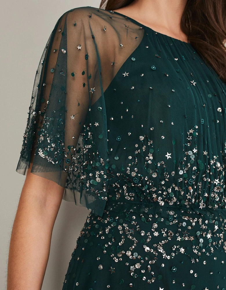 Lumi Short Tulle Beaded Dress