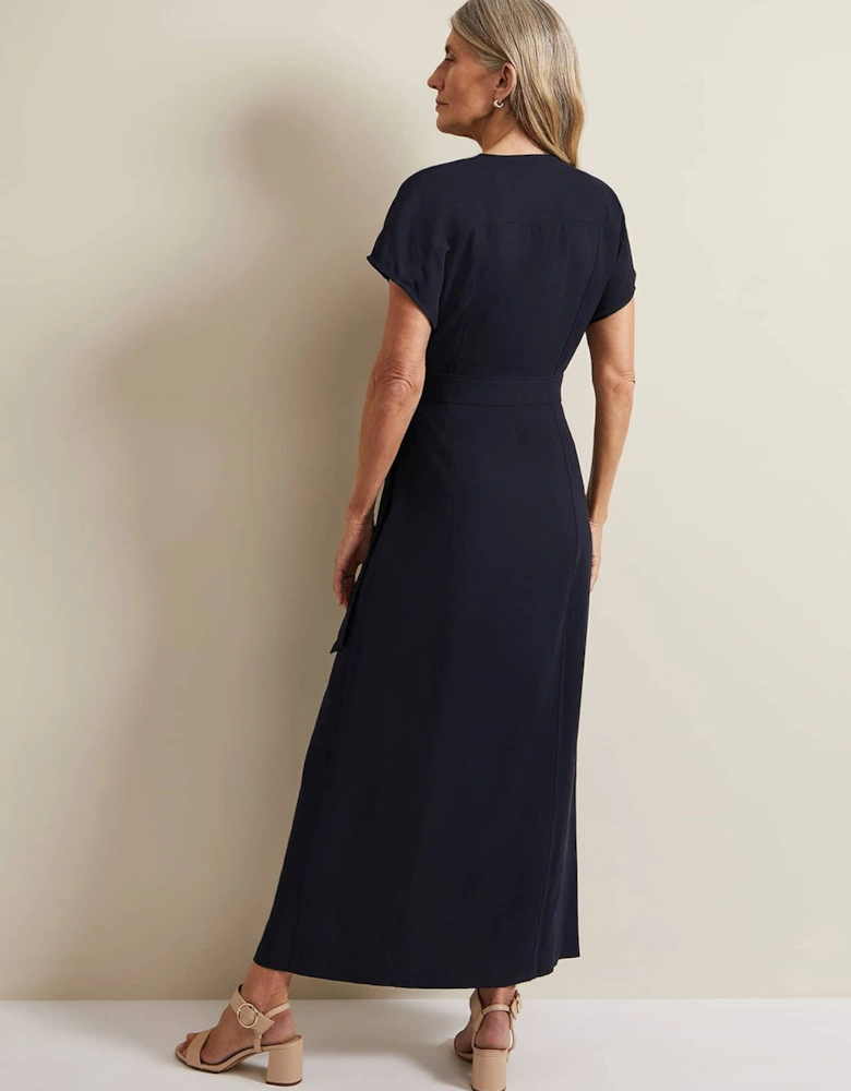 Liv Wrap Midi Dress