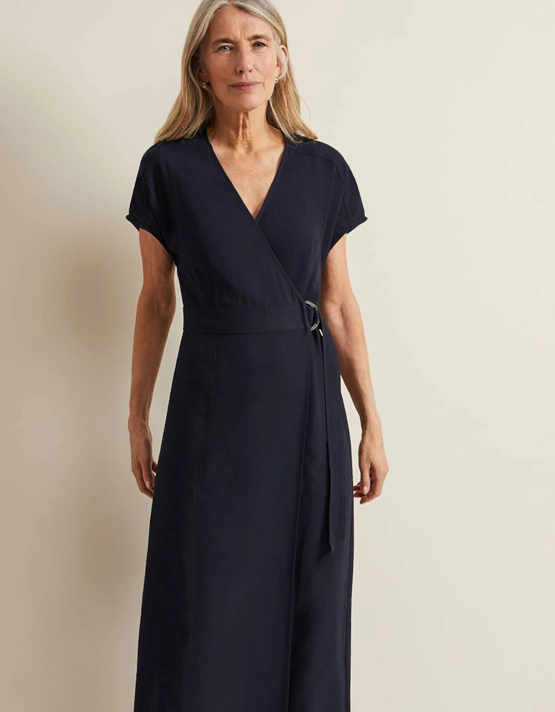 Liv Wrap Midi Dress
