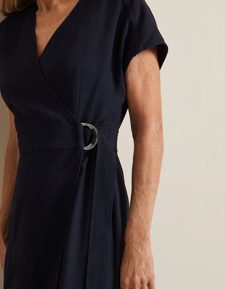 Liv Wrap Midi Dress