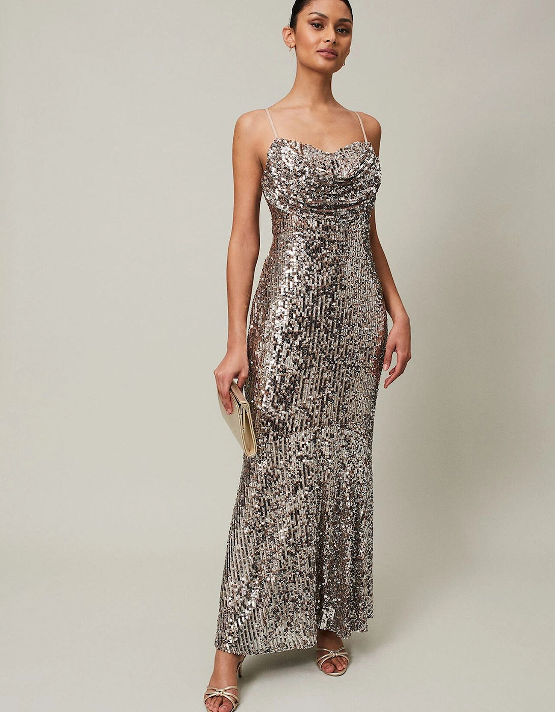 Thalia Sequin Maxi Dress