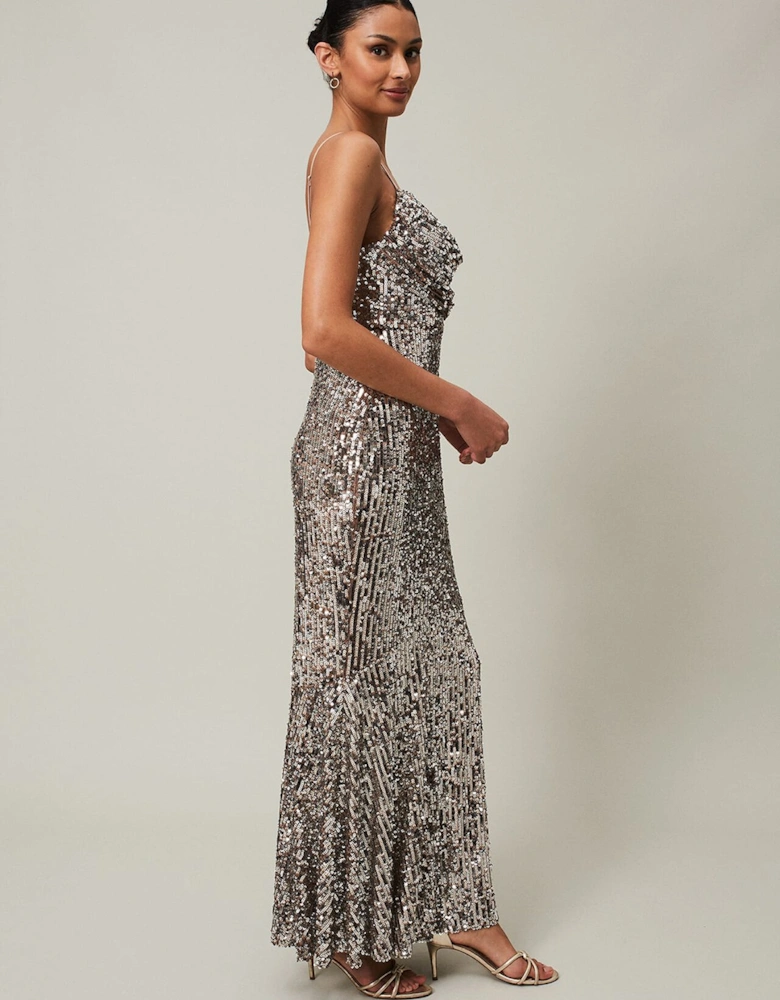 Thalia Sequin Maxi Dress