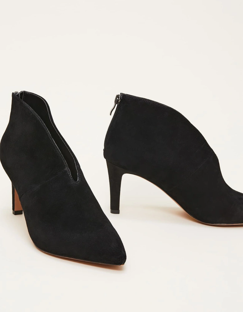 Cut Out Heeled Boots