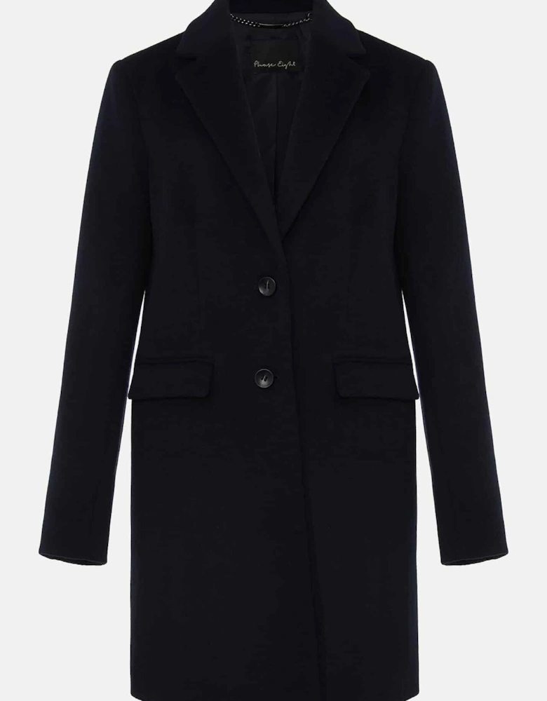 Lydia Red Wool Smart Coat