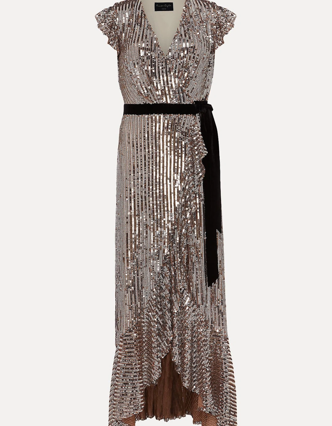 Petite Enja Sequin Maxi Dress