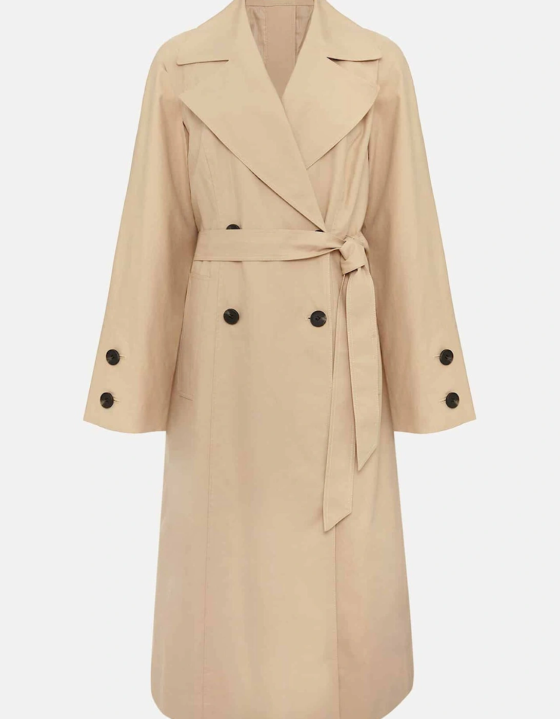 Sandy Button Detail Trench