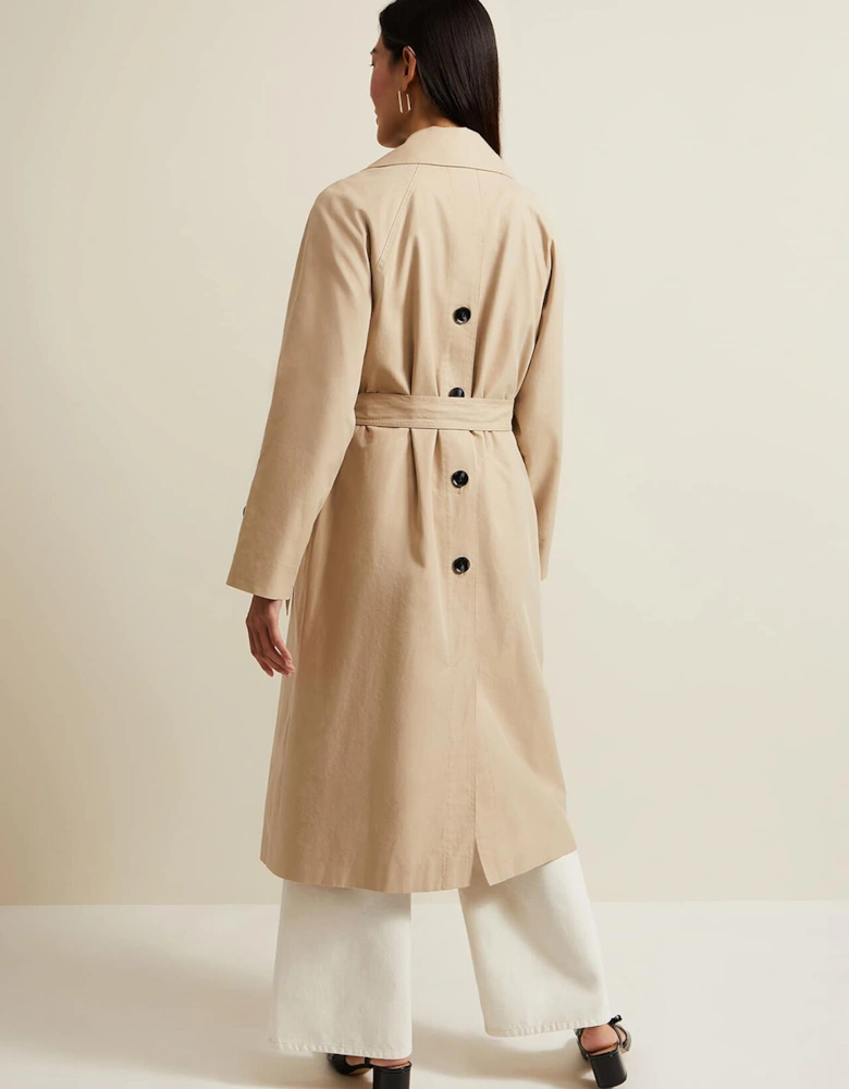 Sandy Button Detail Trench