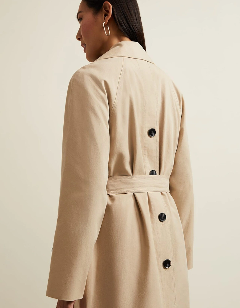 Sandy Button Detail Trench