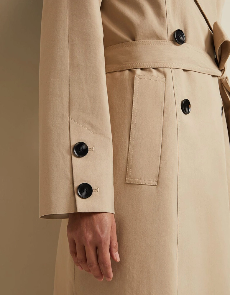 Sandy Button Detail Trench