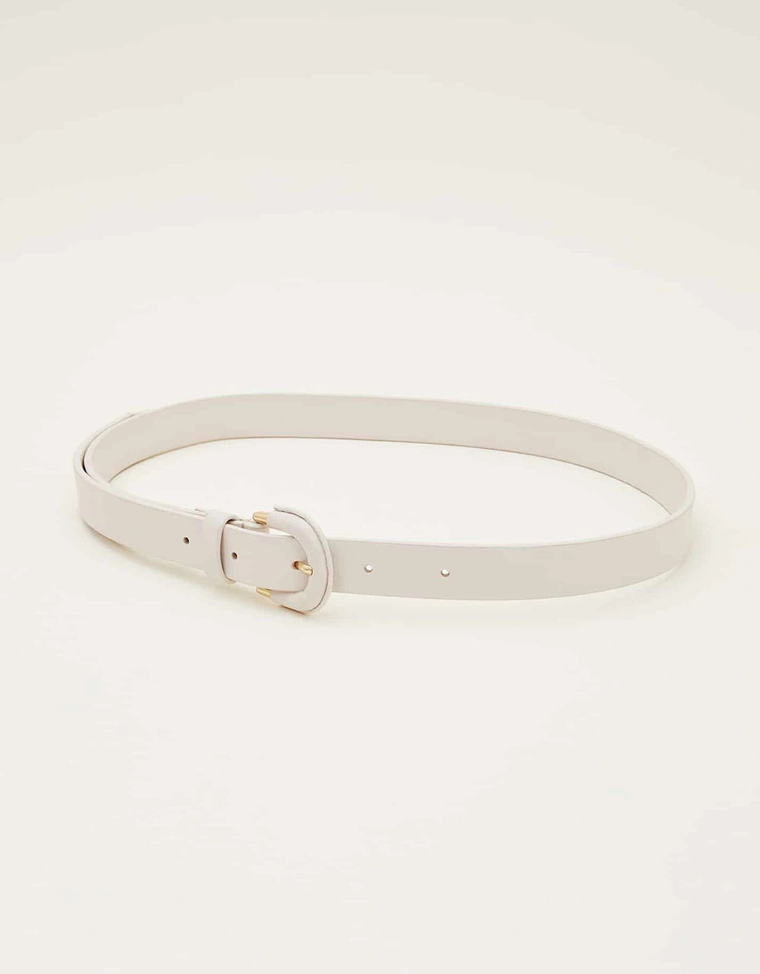 Self Covered Leather Waist Belt