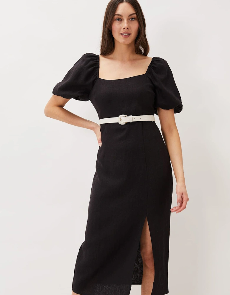 Self Covered Leather Waist Belt